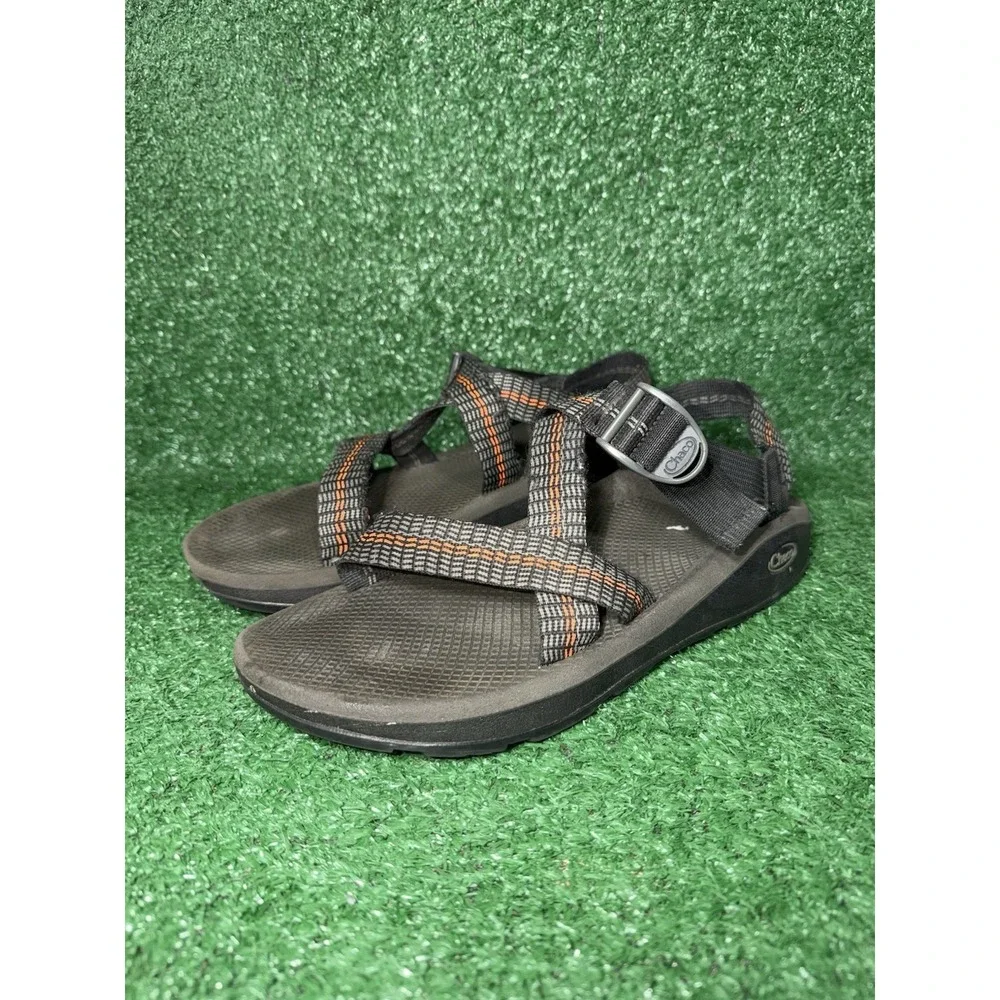 Chaco Mens Size 12 Z Cloud Classic Strappy Loop Outdoor Hiking Sandals Red Grey